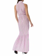 MC2 Saint Barth Woman Halterneck Dress With Striped Print