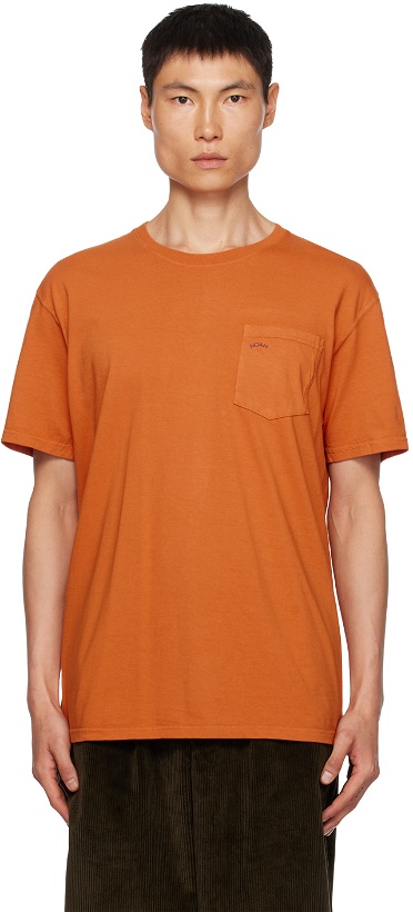 Photo: Noah Orange Pocket T-Shirt