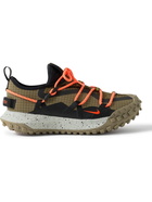 Nike - ACG Mountain Fly Rubber-Trimmed GORE-TEX Sneakers - Green