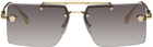 Versace Gold Medusa Glam Sunglasses