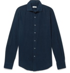Incotex - Fellini Slim-Fit Cotton-Corduroy Shirt - Blue