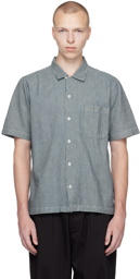 Universal Works Indigo Road Shirt