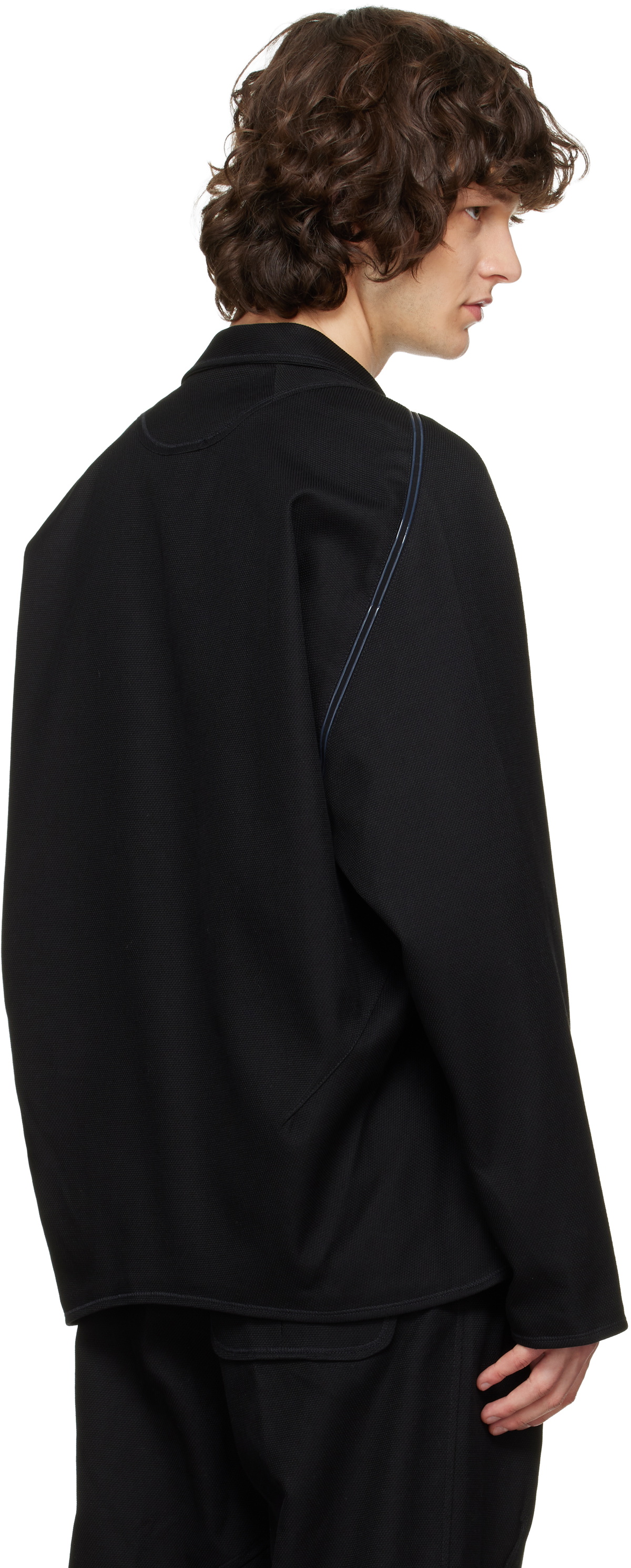 Kiko Kostadinov Black Vig K-Dart Blazer