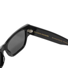 Colorful Standard Sunglass 04 in Deep Black Solid/Black