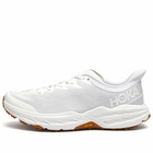 Hoka One One Men's Speedgoat 5 Sneakers in White/Nimbus Cloud