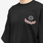Men's AAPE Team Silicon Emboss Badge T-Shirt in Black