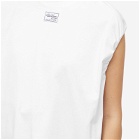 Raf Simons Women's Sleeveless T-Shirt in White