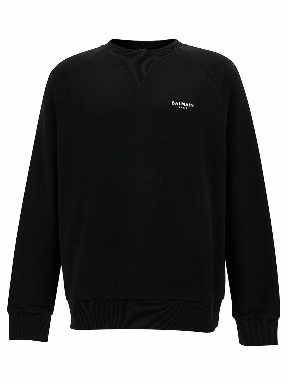 Balmain Logo Patch Double-collar Knit Sweater Balmain