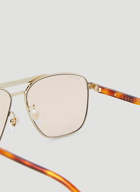 Navigator Frame Sunglasses in Gold