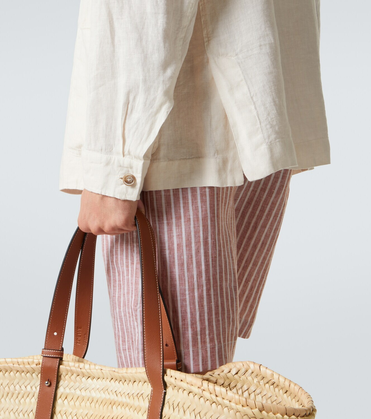 Fedeli Oxford linen jacket