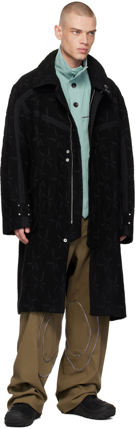 Kiko Kostadinov Black Margutta Overcoat