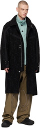 Kiko Kostadinov Black Margutta Overcoat