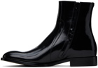 Maison Margiela Black Zip Boots