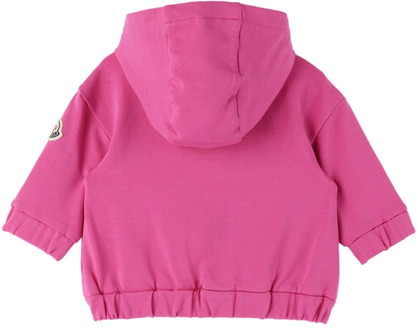 Moncler Enfant Baby Pink Zip Hoodie & Lounge Pants