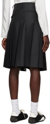 Comme des Garçons Homme Plus Black Gabardine Shorts