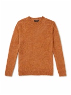 Beams Plus - Mohair-Blend Sweater - Orange