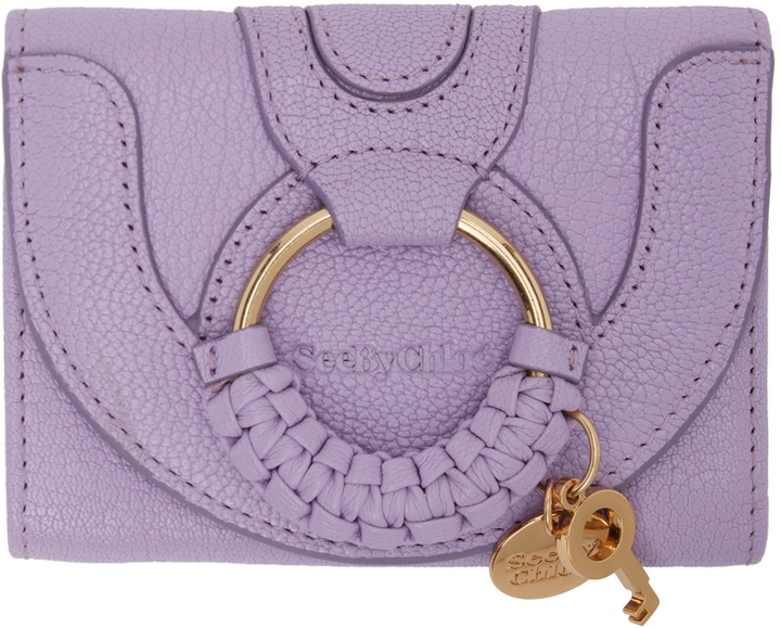 Photo: See by Chloé Purple Trifold Hana Wallet