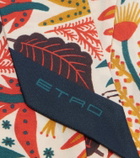 Etro Printed silk twill scarf