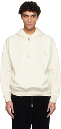 WOOYOUNGMI Off-White Back Logo Hoodie