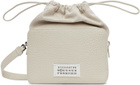 Maison Margiela Beige Logo Crossbody Bag