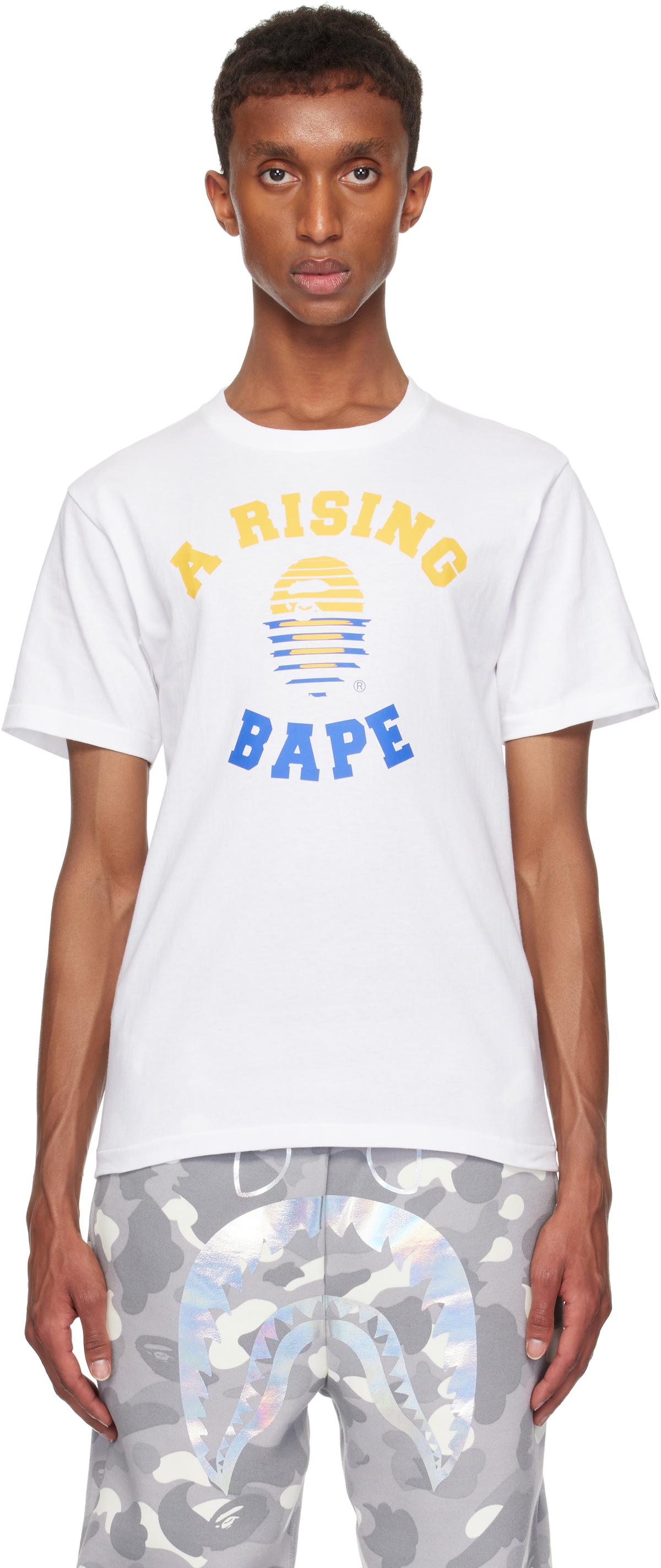 A BATHING APE ホワイト Tシャツ 120cm ku romi A Bathing Ape cotton