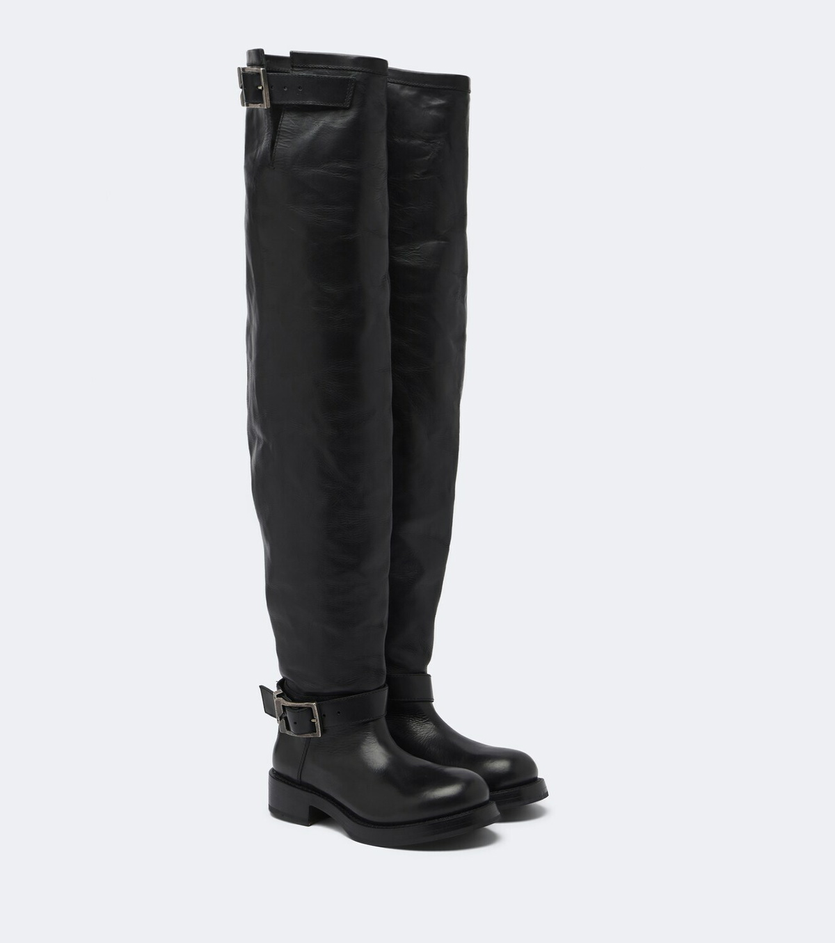 Balenciaga Leather over-the-knee boots