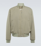 Jil Sander - Wool gabardine bomber jacket