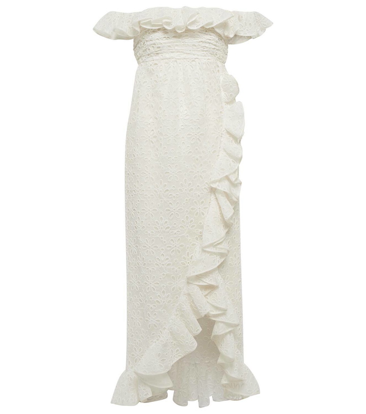 Photo: Giambattista Valli Broderie anglaise cotton-blend dress