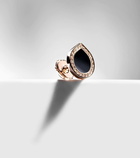 Repossi Antifer 18kt rose gold single earring with onyx and diamonds