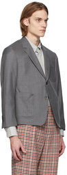 Thom Browne Grey Shrunken Sack Sport Blazer