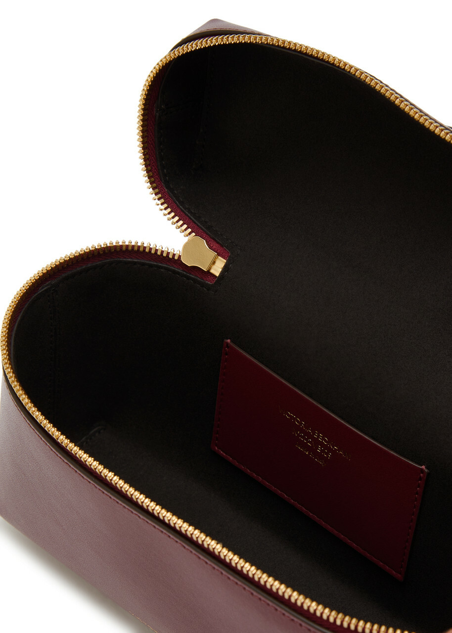 Victoria Beckham Vanity Leather Cross-body bag - Burgundy - One Size