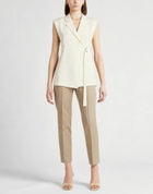Jucca Womens Tailored Vest in Beige