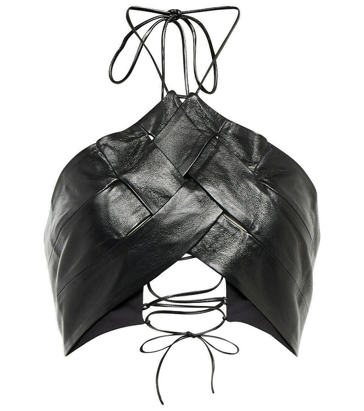Photo: Aya Muse - Vortico faux leather crop top