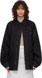 Rier Black Cotton Suit Field Jacket