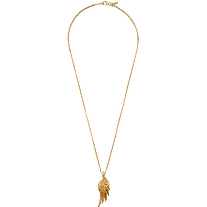Photo: Emanuele Bicocchi Gold Wing Pendant Necklace