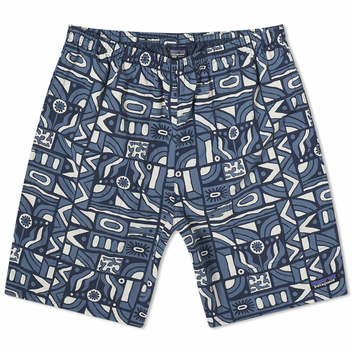 Photo: Patagonia Men's Baggies Long 7" Shorts in New Visions: New Navy
