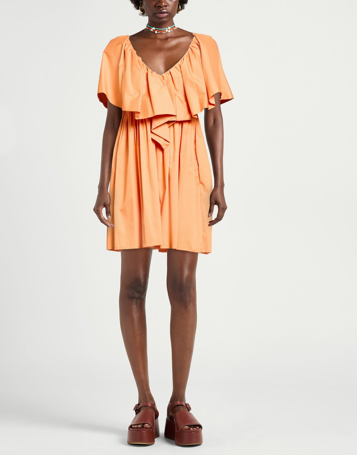 Jijil Womens Mini dress in Orange