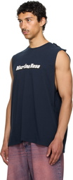 Martine Rose SSENSE Exclusive Navy Double T-shirt