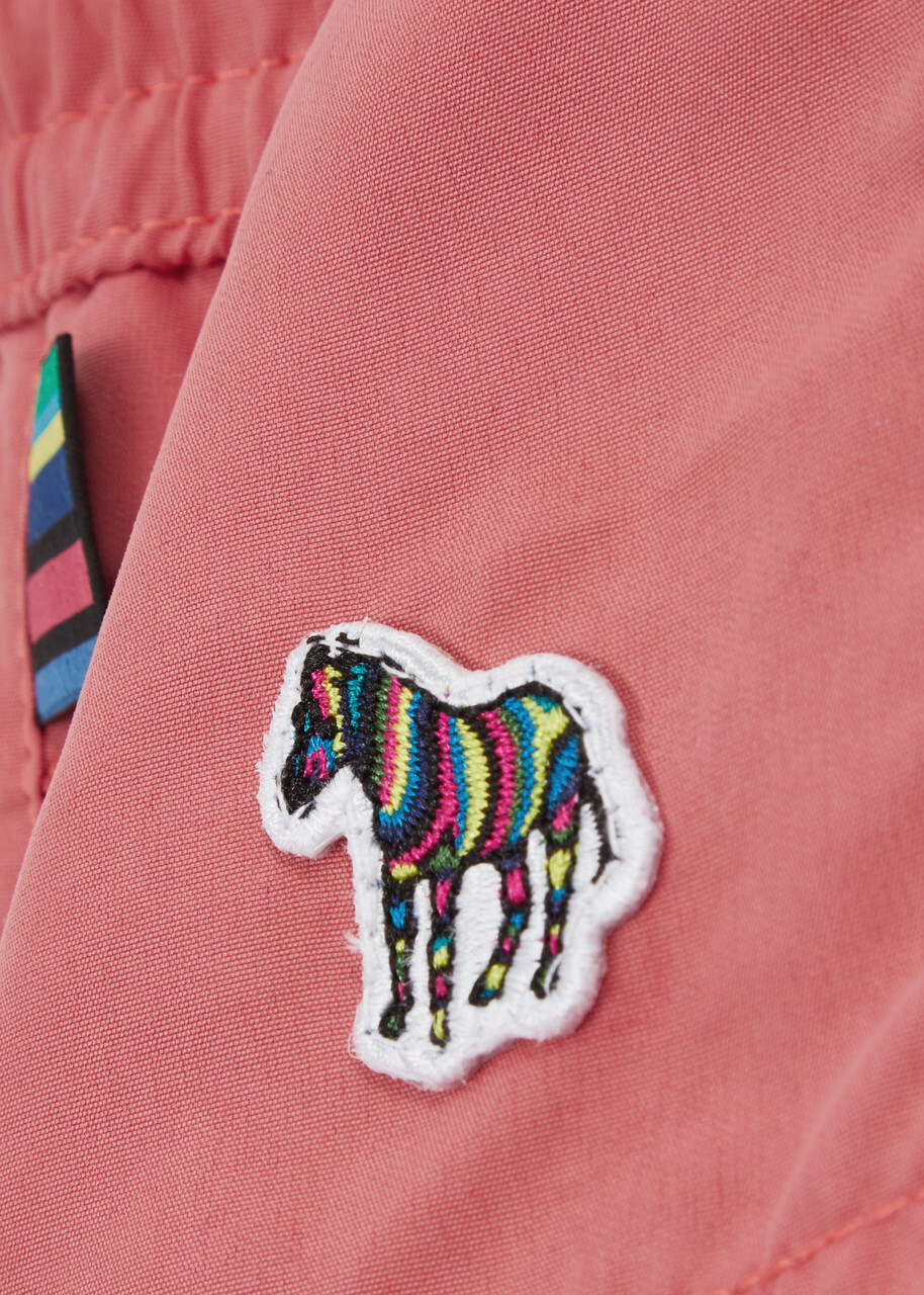 Paul Smith Zebra Logo Shell Swim Shorts Pink