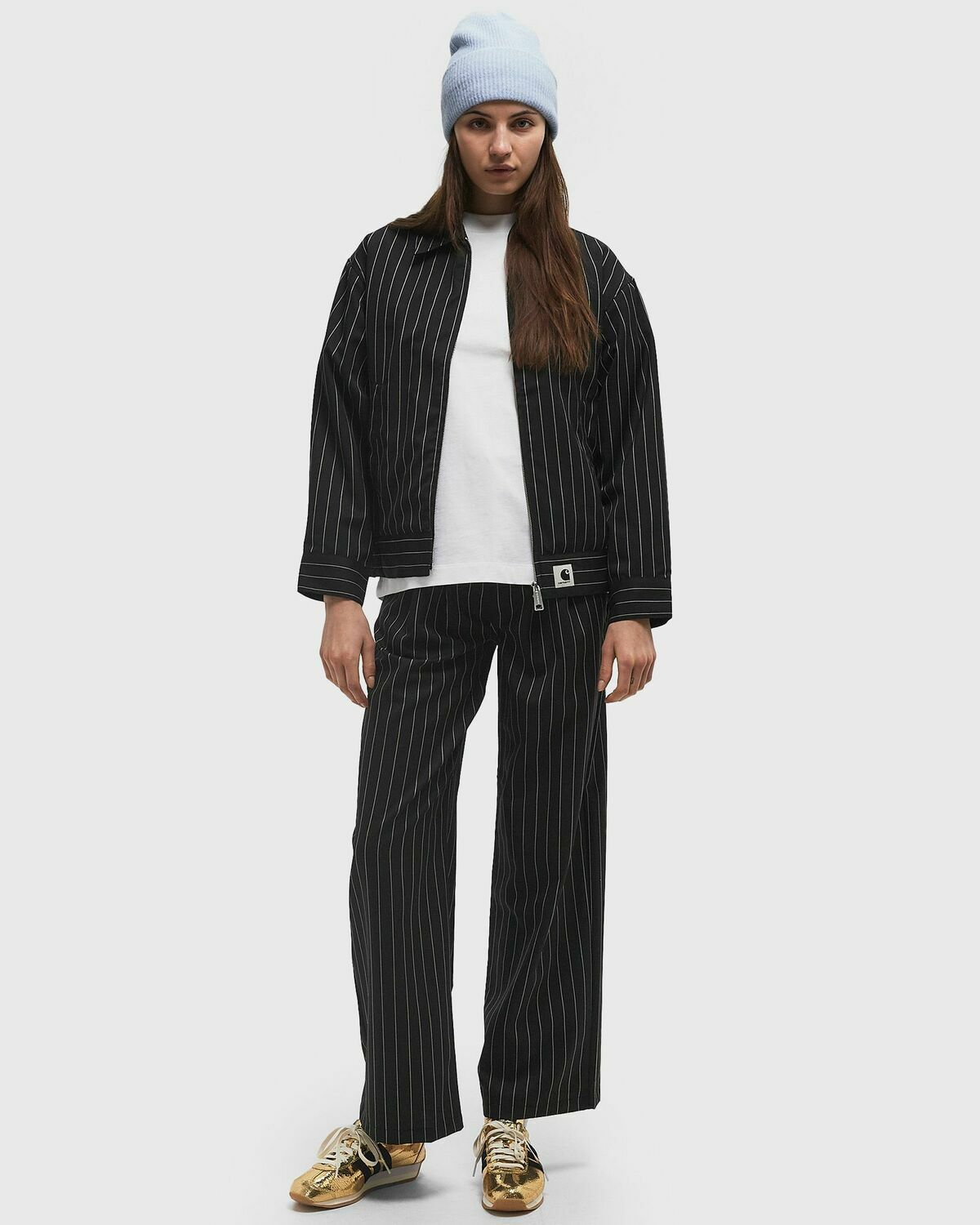 Carhartt WIP Seaton Jacket Black Womens Bomber Jacket