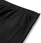 Y-3 - Wide-Leg Loopback Cotton-Jersey Sweatpants - Black