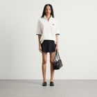 END. Piquet Polo in Off White/Ciner Black