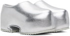 YUME YUME Silver Clog Slip-On Loafers