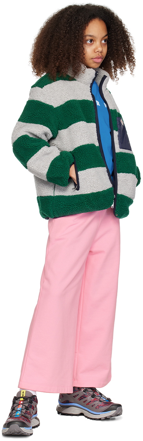 Marni Kids Green Striped Jacket