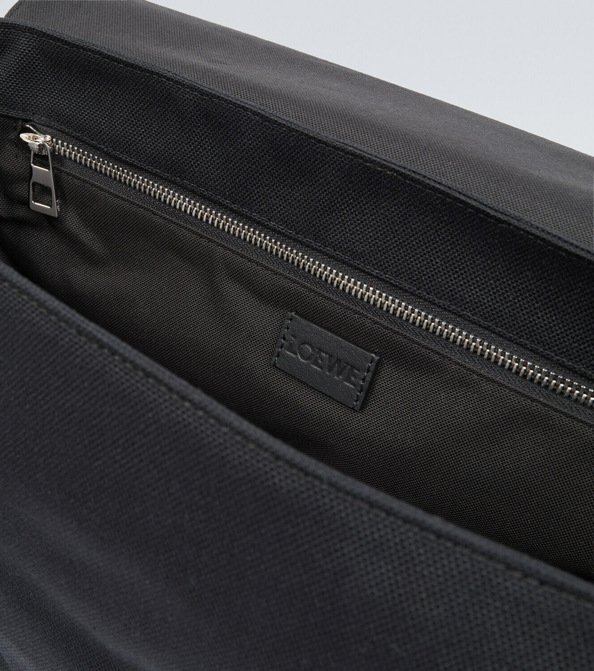 Loewe Flex Medium canvas and suede messenger bag