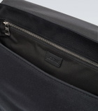 Loewe Flex Medium canvas and suede messenger bag