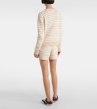 The Upside Isabeli striped cotton cardigan