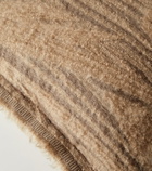 The House of Lyria Abibo mohair-blend cushion