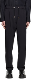 Wooyoungmi Black Drawstring Sweatpants