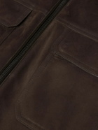 Zegna - Shearling Trucker Jacket - Brown